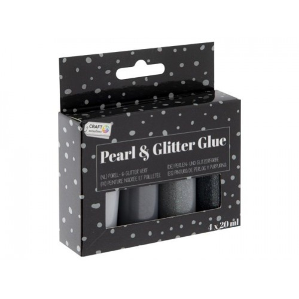ΧΡΥΣΟΚΟΛΛΑ CRAFT 4X20gr ΑΣΗΜΙ 4 ΑΠΟΧΡΩΣΕΙΣ CR1125-GE