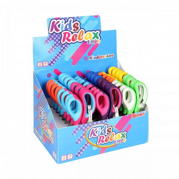 ΨΑΛΙΔΙ ΣΧΟΛΙΚΟ 13cm SPIRIT RELAX ME GRIP 6 ΧΡΩΜΑΤΑ TTS 405619