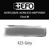 ΑΚΡΥΛΙΚΟ ΧΡΩΜΑ EFO 75ml GREY ΓΚΡΙ σωληνάριο 388423