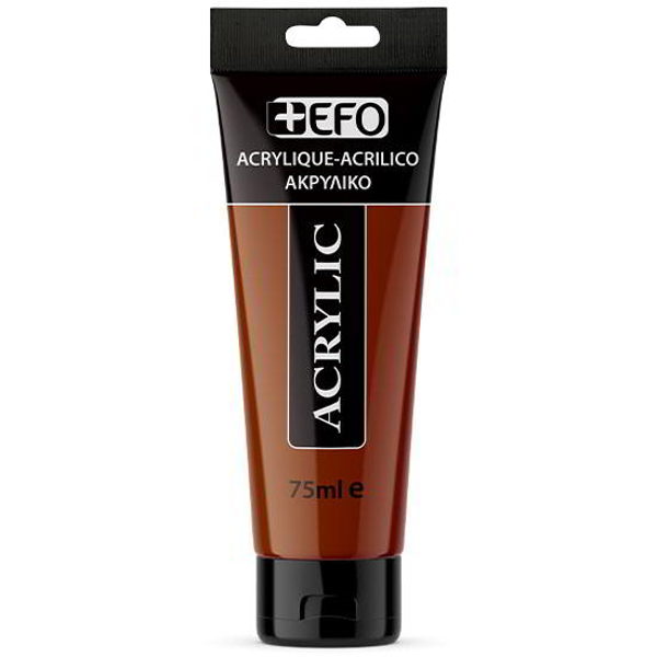 ΑΚΡΥΛΙΚΟ ΧΡΩΜΑ EFO 75ml BURNT SIENNA ΚΑΦΕ ΣΙΕΝΝΑ σωληνάριο 388421