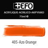 ΑΚΡΥΛΙΚΟ ΧΡΩΜΑ EFO 75ml ORANGE ΑΖΟ ΠΟΡΤΟΚΑΛΙ ΑΖΟ σωληνάριο 388405