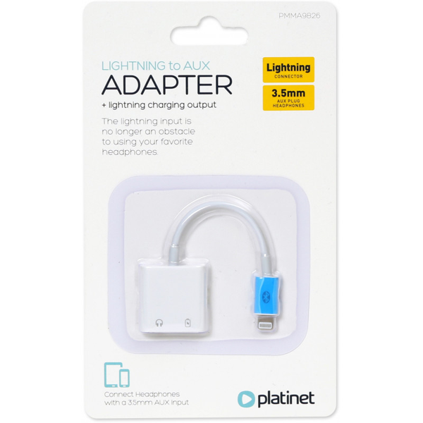 ΑΝΤΑΠΤΟΡΑΣ Iphone Lightning σε Lightning & 3.5mm PMMA9825