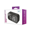 ΗΧΕΙΑ BLUETOOTH ΦΟΡΗΤΟ SETTY GB-200 BLACK- MIRROR- CLOCK-