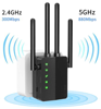 ΑΣΥΡΜΑΤΟΣ ΑΝΑΜΕΤΑΔΟΤΗΣ WIFI FOSCAM wifi extender WE1, dual-band , 2x θύρες LAN, 1200Mbps AC, μαύρο
