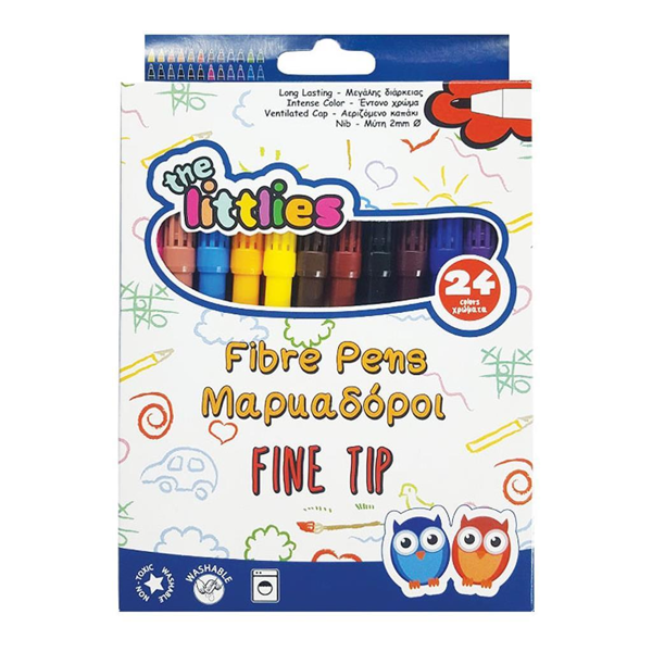 ΜΑΡΚΑΔΟΡΟΙ THE LITTLIES 12 ΧΡΩΜΑΤΑ ΜΥΤΗ ΛΕΠΤΗ 2mm