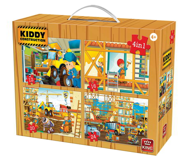 ΠΑΖΛ 4 ΣΕ 1 KIDDY ΣΕ ΚΟΥΤΙ 20X26X8EK. 55893 ΔΟΜΙΚΑ