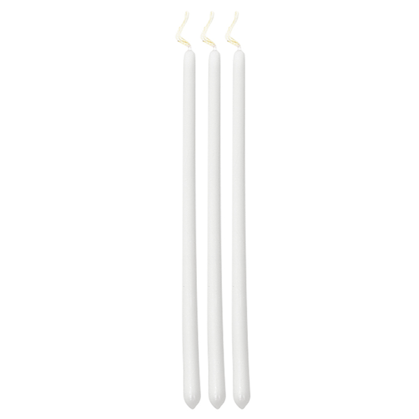 ΛΑΜΠΑΔΑ ΛΕΥΚΗ ΚΟΝΤΗ 28cm φ-1-2εκ. 73-1545