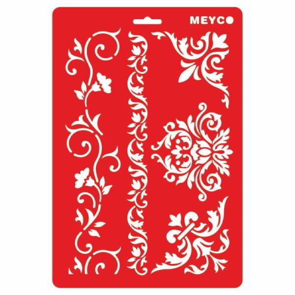 ΣΤΕΝΣΙΛ MEYCO A4 21X29EK 66032 ΜΠΟΡΝΤΟΥΡΑ ΛΟΥΛΟΥΔΙΑ