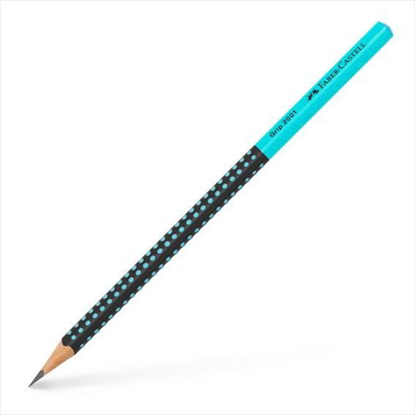 ΜΟΛΥΒΙ FABER CASTEL GRIP 2001 TWO TONE ΜΑΥΡΟ-ΓΑΛΑΖΙΟ 51712