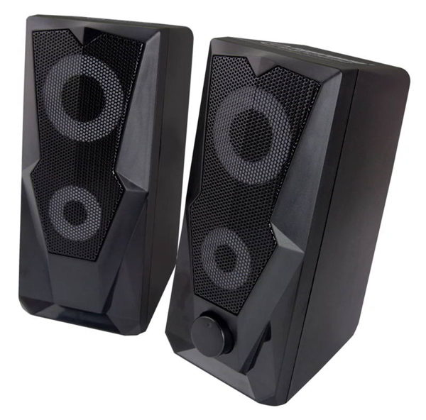 ΗΧΕΙΑ ESPERANZA ηχεία stereo Baila 2.0 EGS103, 2x3W, 3.5mm, μαύρα