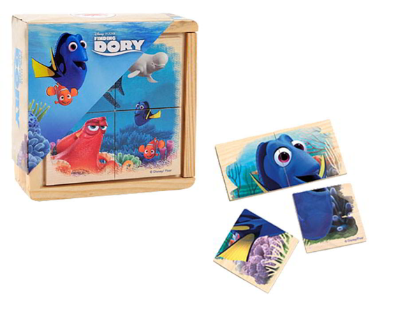ΠΑΖΛ ΞΥΛΙΝΟ ΣΕ ΚΟΥΤΙ 6 ΣΧΕΔΙΑ ΣΕ 1 DORY 11X11X4.5EK.