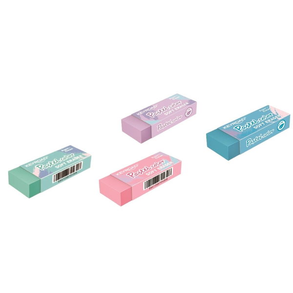 ΓΟΜΟΛΑΣΤΙΧΑ KEYROAD  4 ΠΑΣΤΕΛ ΧΡΩΜΑΤΑ 1X2X6EK. KR-972035