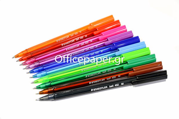ΣΤΥΛΟ STAEDTLER STICK 432 Μedium ΔΙΑΦΟΡΑ ΧΡΩΜΑΤΑ