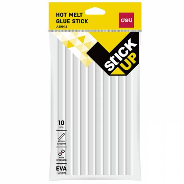 ΡΑΒΔΟΙ ΣΙΛΙΚΟΝΗΣ DELI Φ11mm 20cm ΣΥΣΚΕΥΑΣΙΑ 10 ΤΕΜ EVA MATERIAL