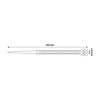 ΔΕΜΑΤΙΚΑ ΚΑΛΩΔΙΩΝ ENTAC 4,8X300mm ΛΕΥΚΑ