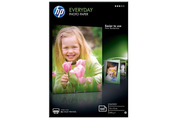 ΧΑΡΤΙ ΦΩΤΟΓΡΑΦΙΚΟ HP EVERYDAY PHOTO GLOSS INKJET 200gr 10Χ15 100Φ CR677A