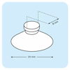 ΒΕΝΤΟΥΖΑΚΙ Φ30mm ΜΕ ΚΕΦΑΛΙ 8mm 1 ΤΕΜΑΧΙΟ