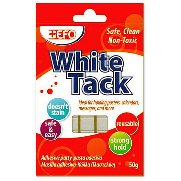 ΚΟΛΛΑ ΜΑΣΤΙΧΑ +EFO TACK 66ΤΕΜ 50gr ΛΕΥΚΟ