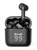 ΑΚΟΥΣΤΙΚΑ BLUETOOTH POWERTECH με θήκη φόρτισης PT-1227, TWS, ENC, 30/480mAh, μαύρα