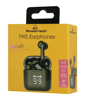 ΑΚΟΥΣΤΙΚΑ BLUETOOTH POWERTECH με θήκη φόρτισης PT-1227, TWS, ENC, 30/480mAh, μαύρα