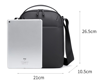 ΤΣΑΝΤΑΚΙ ΩΜΟΥ ARCTIC HUNTER K00579, με θήκη tablet, 6L, μαύρη