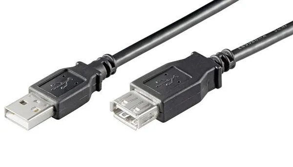 ΚΑΛΩΔΙΟ USB 2.0 ΑΡΣΕΝΙΚΟ-ΘΥΛΗΚΟ  ΕΠΕΚΤΑΣΗ 1.8Μ GOOBAY 93599