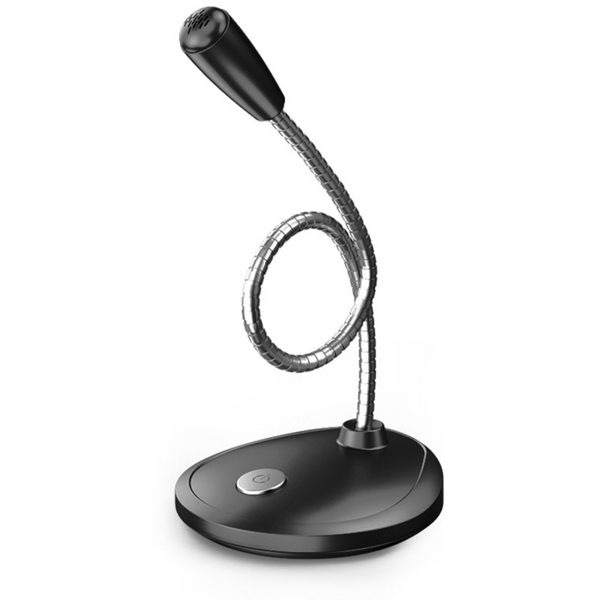 ΜΙΚΡΟΦΩΝΟ PLATINET PMOD2 OFFICE/HOME DESKOP JACK 3.5MM  BLACK 1.5m