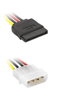 ΚΑΛΩΔΙΟ POWERTECH SATA 15pin (F) σε IDE 4pin (M), 15cm