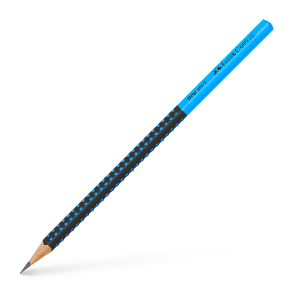 ΜΟΛΥΒΙ FABER CASTEL GRIP 2001 TWO TONE ΜΑΥΡΟ-ΜΠΛΕ 517010