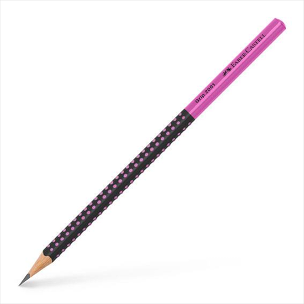 ΜΟΛΥΒΙ FABER CASTEL GRIP 2001 TWO TONE ΜΑΥΡΟ-ΡΟΖ 517011