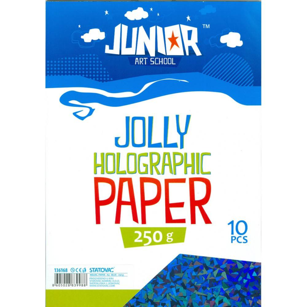 ΧΑΡΤΟΝΙΑ HOLOGRAME A4 250g ΜΠΛΕ ΠΑΚΕΤΟ 10ΤΕΜΑΧΙΑ J-136168