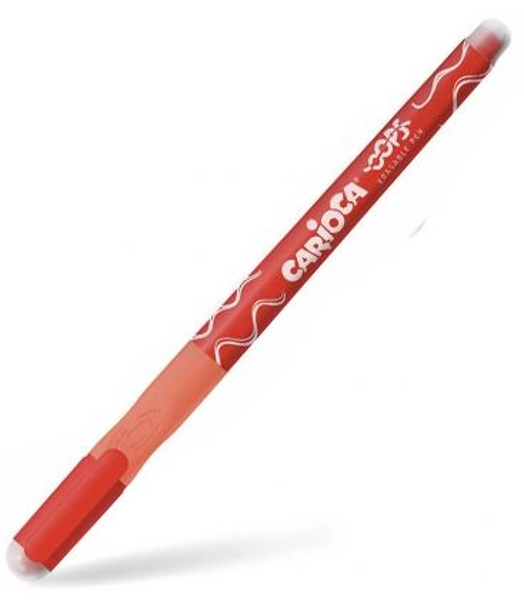 ΣΤΥΛΟ CARIOCA OOPS ERASABLE  0,7 mm  ( Fine)  ΚΟΚΚΙΝΟ 31036