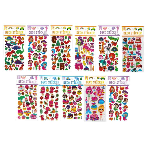 ΑΥΤΟΚΟΛΛΗΤΑ ΠΑΙΔΙΚΑ DECO STICKER 3D ΚΑΡΤΑ 10Χ20ΕΚ. 12589 2022