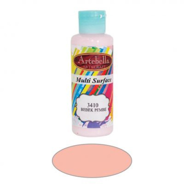 ΑΚΡΥΛΙΚΟ ΧΡΩΜΑ ARTEBELLA MULTI SURFACE 130CC ΡΟΖ No3410