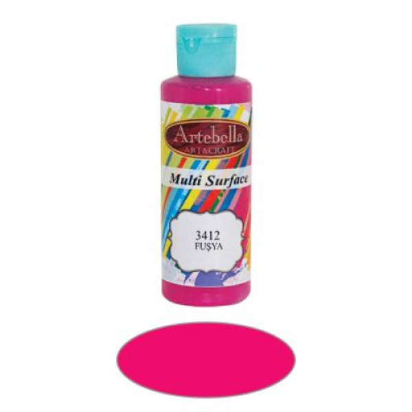 ΑΚΡΥΛΙΚΟ ΧΡΩΜΑ ARTEBELLA MULTI SURFACE 130CC ΡΟΖ No3410