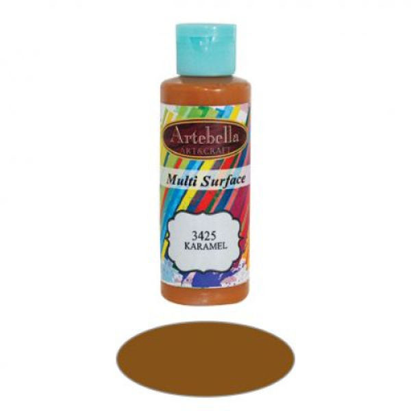 ΑΚΡΥΛΙΚΟ ΧΡΩΜΑ ARTEBELLA MULTI SURFACE 130CC ΚΑΡΑΜΕΛΑ No3425