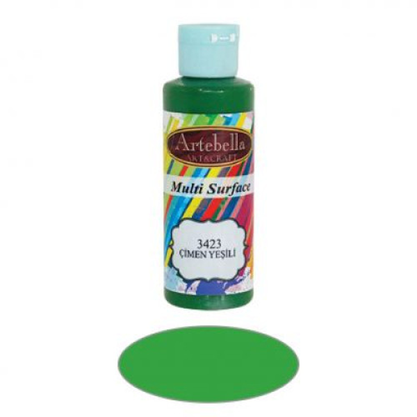 ΑΚΡΥΛΙΚΟ ΧΡΩΜΑ ARTEBELLA MULTI SURFACE 130CC ΠΡΑΣΙΝΟ No3423