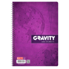 ΤΕΤΡΑΔΙΟ ΣΠ. GRAVITY 17Χ25 Β5 2Θ 4 ΧΡΩΜΑΤΑ 60φ./120σελ.