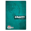 ΤΕΤΡΑΔΙΟ ΣΠ. GRAVITY 17Χ25 Β5 2Θ 4 ΧΡΩΜΑΤΑ 60φ./120σελ.