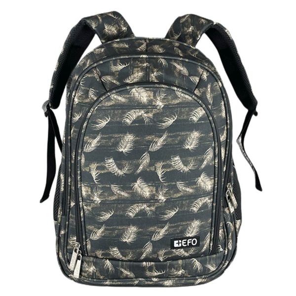 ΣΑΚΙΔΙΟ ΠΛΑΤΗΣ EFO 22X31X44εκ. 4 ΘΗΚΕΣ ΣΧΕΔΙΟ FEATHERS 303401