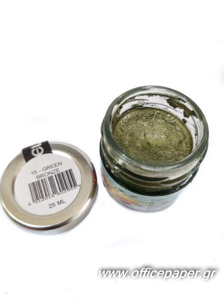 ΠΑΤΙΝΑ EL GRECO ΔΙΑΛΥΤΟΥ (ΚΕΡΙΟΥ) No15 GREEN BRONZE 25ml