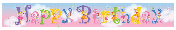 ΓΙΡΛΑΝΤΑ ΠΑΡΤΥ LITTLE FAIRIES ΜΕΤΑΛΙΖΕ 13Χ180ΕΚ. 24944