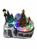 ΧΩΡΙΟ XMAS ΦΩΣ-ΚΙΝΗΣΗ ΔΕΝΤΡΑΚΙΑ 18cm  5Led  3xAAA  KOYTI 15X16X20EK.  93-2366