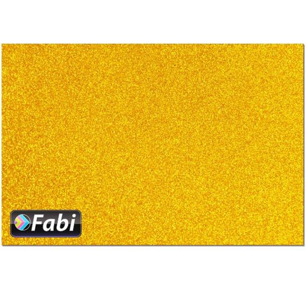 ΧΑΡΤΟΝΙ GLITTER FABI 50Χ70εκ. 190gr ΧΡΥΣΟ ΤΙΜΗ 1 ΦΥΛΛΟ