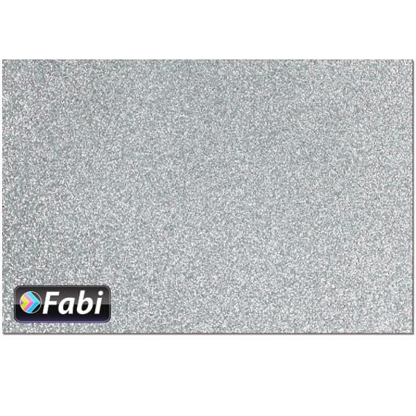 ΧΑΡΤΟΝΙ GLITTER FABI 50Χ70εκ. 190gr ΑΣΗΜΙ ΤΙΜΗ 1 ΦΥΛΛΟ