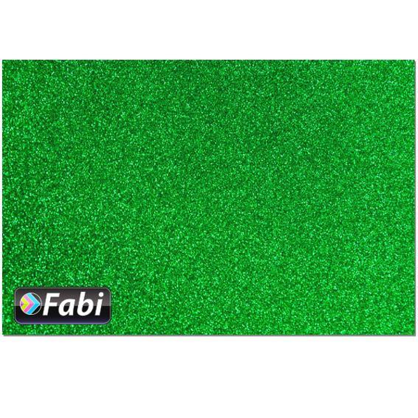 ΧΑΡΤΟΝΙ GLITTER FABI 50Χ70εκ. 190gr ΠΡΑΣΙΝΟ ΤΙΜΗ 1 ΦΥΛΛΟ