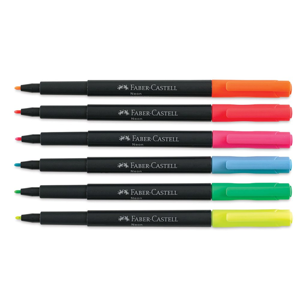 ΜΑΡΚΑΔΟΡΟΣ FABER CASTEL NEON 1.5mm 16850 6 ΧΡΩΜΑΤΑ
