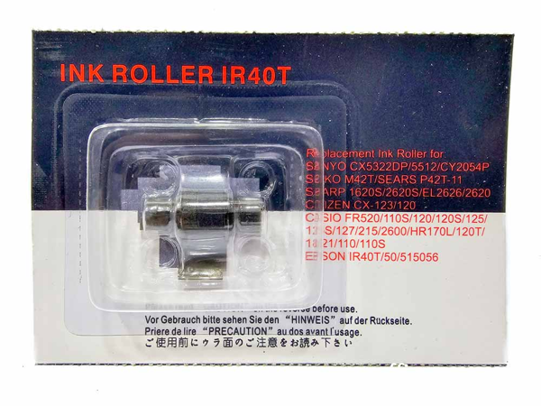 ΜΕΛΑΝΟΤΑΙΝΙΑ ΤΑΜΕΙΑΚΗΣ-ΑΡΙΘΜΟΜΗΧΑΝΗΣ ROLLER ΙR-40Τ (ΒLΑCΚ-RΕD) ΣΥΜΒΑΤΗ