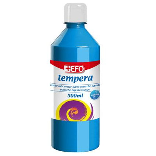ΤΕΜΠΕΡΑ +EFO 500ml ΓΑΛΑΖΙΑ CYAN No 385510