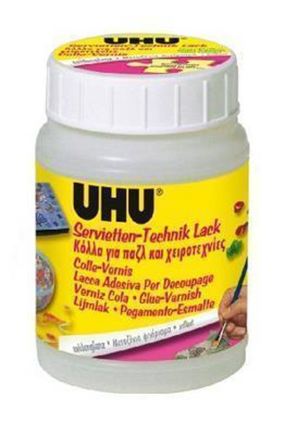 ΚΟΛΛΑ UHU ΠΑΖΛ-NAPKIN VARNISH 150ML